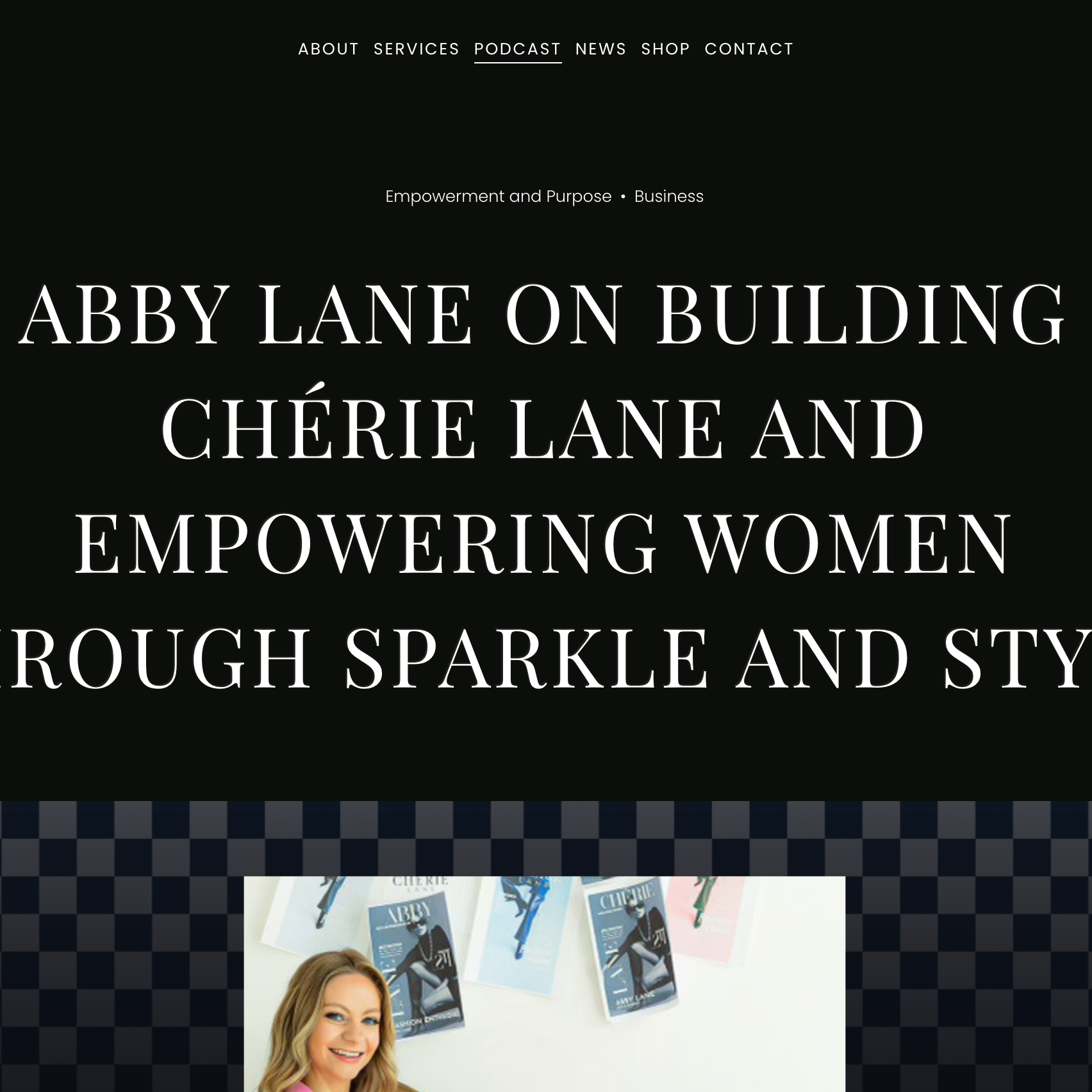 Abby Lane on Building Chérie Lane and Empowering Women Through Sparkle and Style