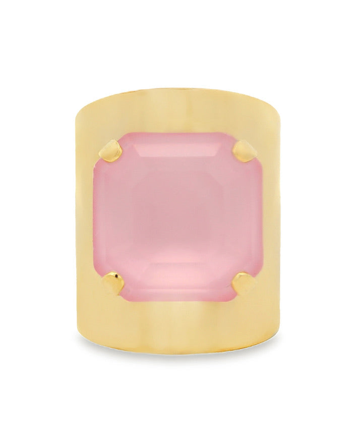 TOVA Nikki Ring in Ultra Petal Pink