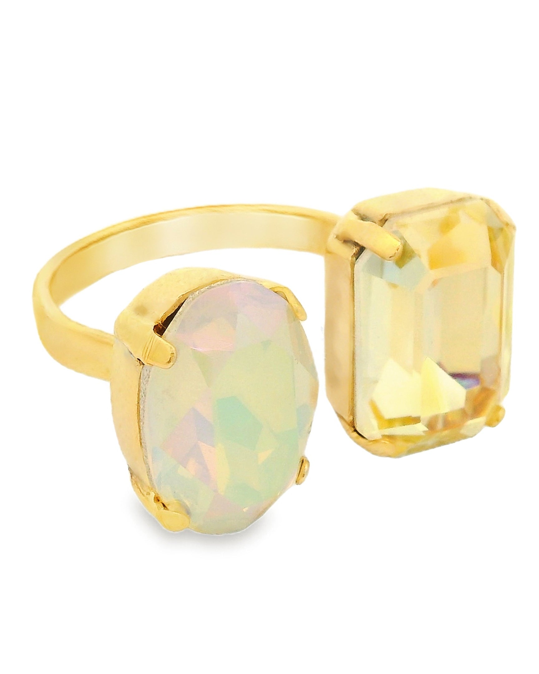 TOVA Janel Ring in Caramel - detail