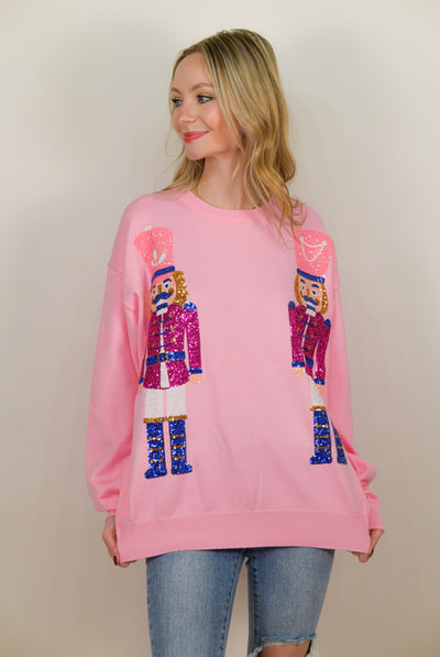 Light Pink Nutcracker Sweater