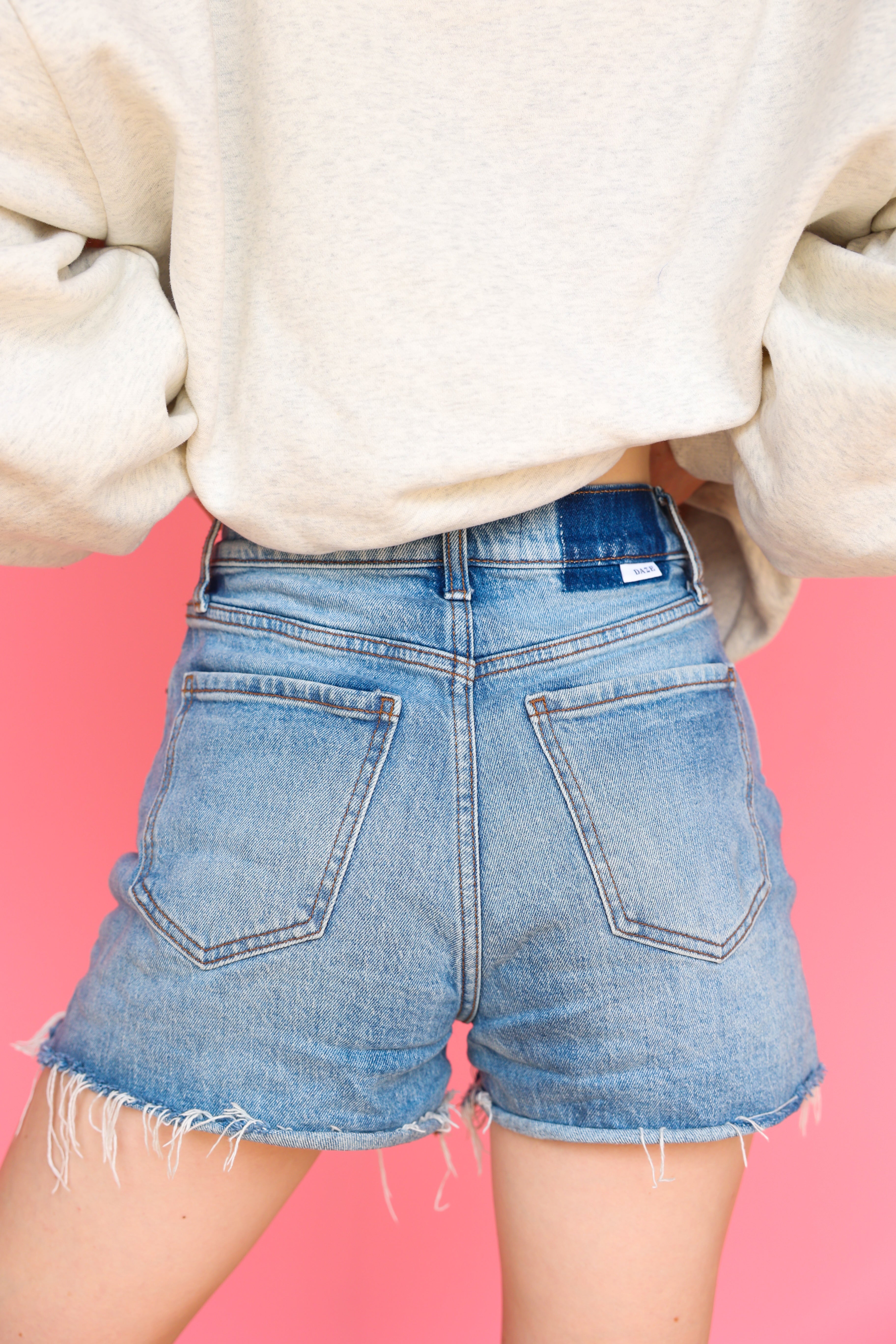 The Knockout High Rise A Line Short - Daze Denim – Chérie Lane