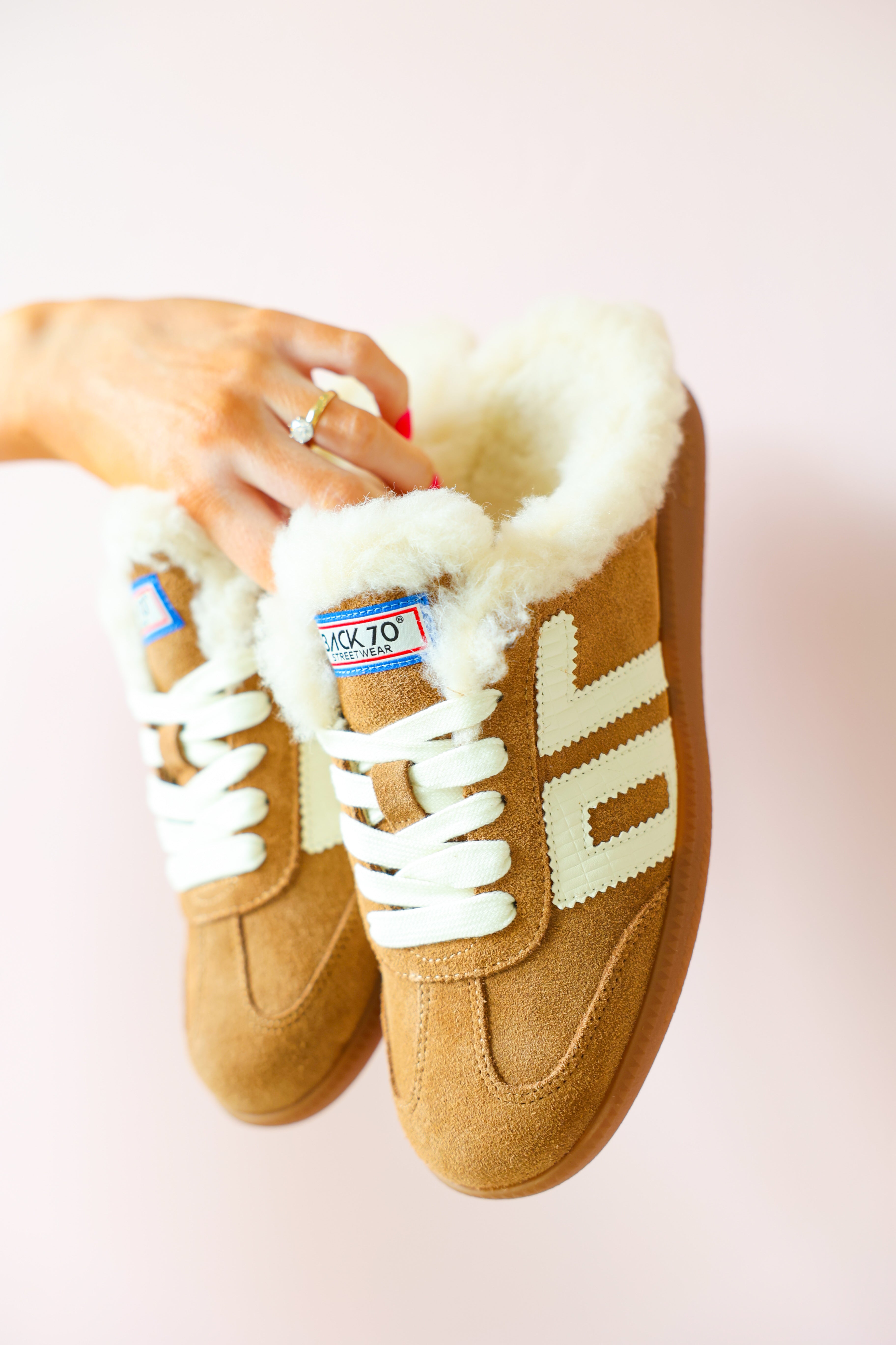easter fl in tobacco white backless sneakers Easter FL in Tobacco White Backless Back 70 Sneakers
