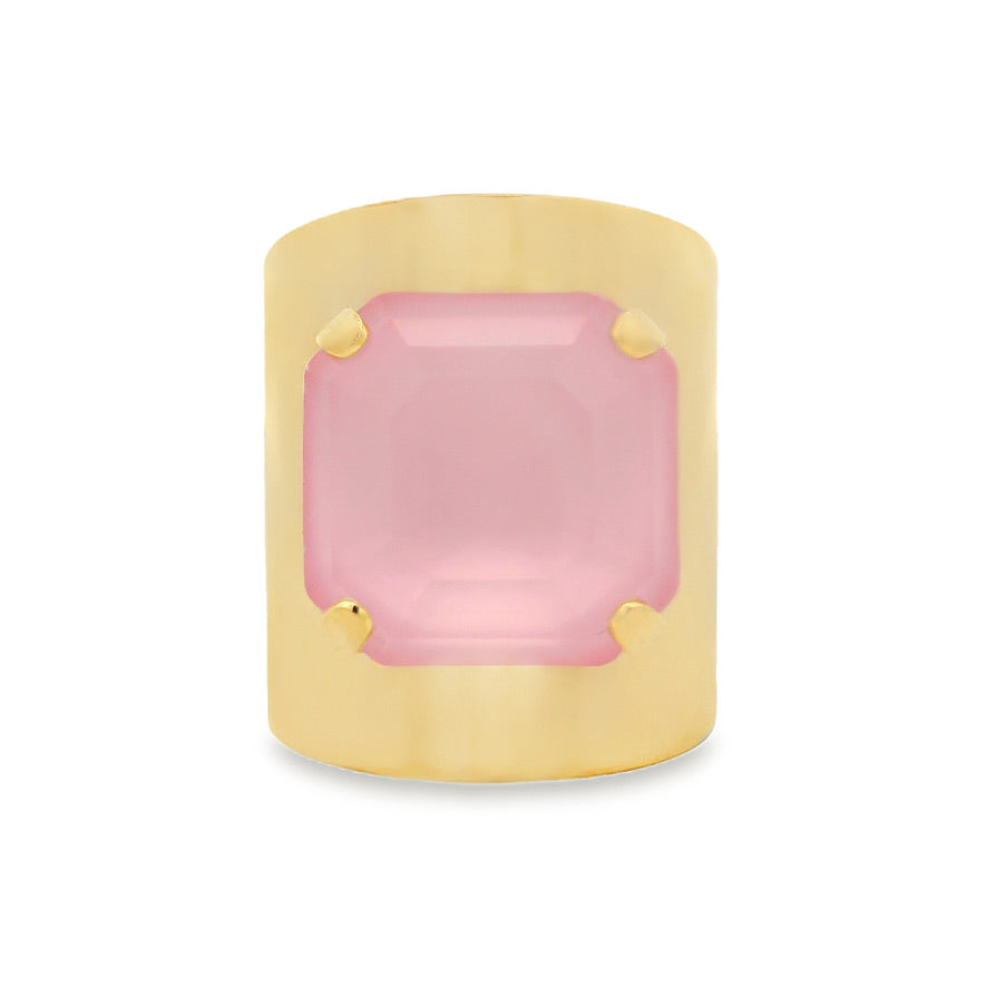 TOVA Nikki Ring in Ultra Petal Pink