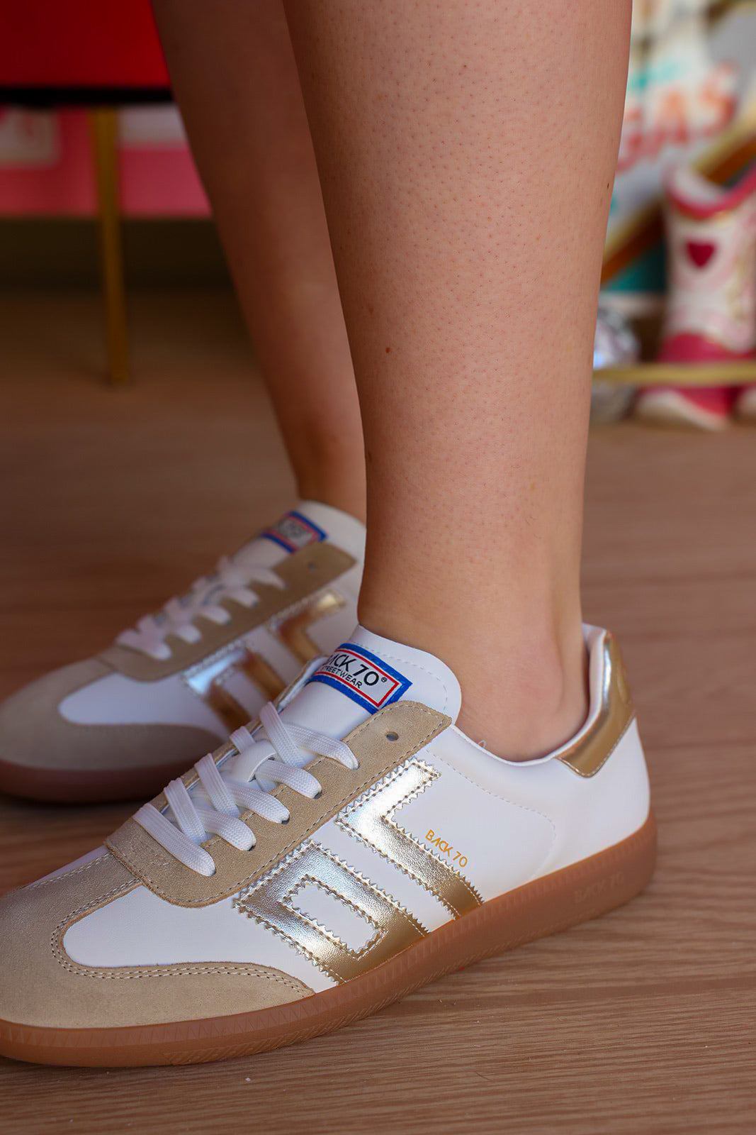 Beige Cloud Back 70 Sneakers – Chérie Lane