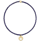 e.newton Hope Classic Bracelet - Navy - Star Small Gold Disc