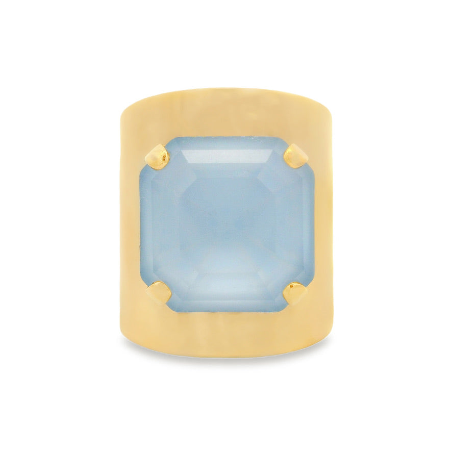 TOVA Nikki Ring in Fairy Dust Ultra Baby Blue