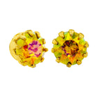 TOVA Mini Chrisley Studs in Clear Soft Yellow Ignite Starlight