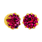 TOVA Mini Chrisley Studs in Clear Soft Yellow Ignite Starlight