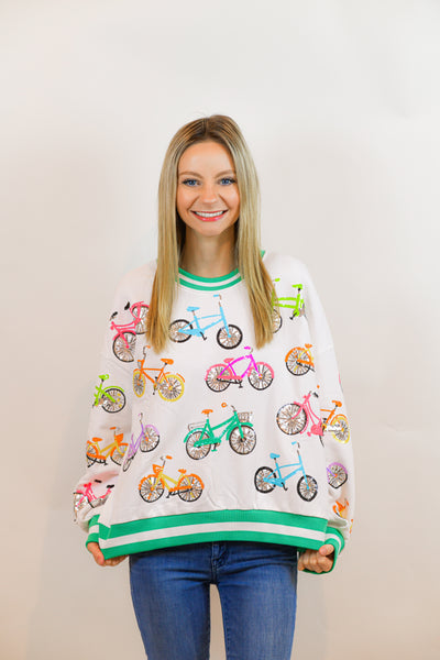 Multi Bike Sweatshirt Queen of Sparkles