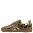 Back 70 Cloud W26 Sneaker in Leopard Gold - angle view