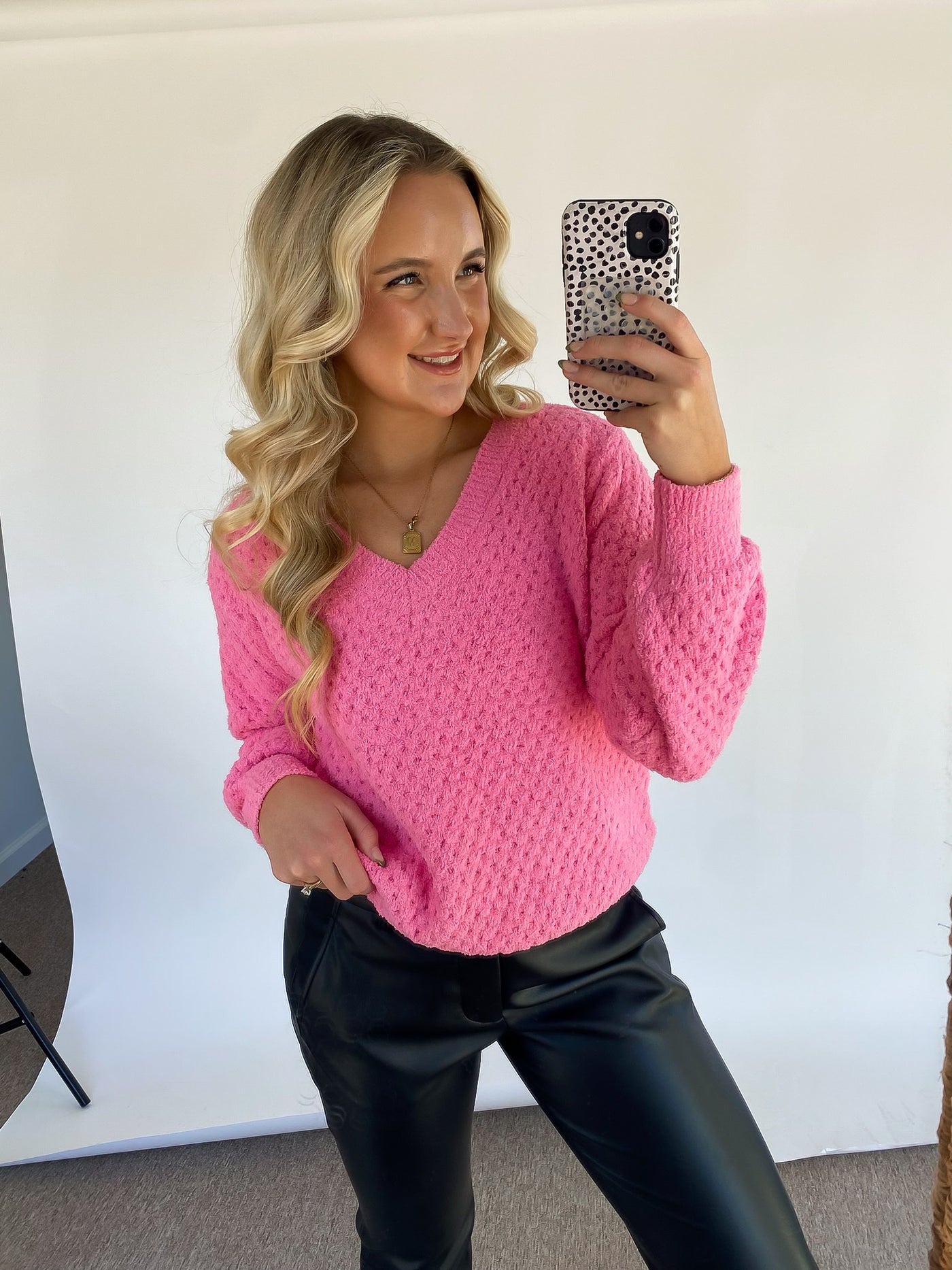 Bubblegum Pink Sweater