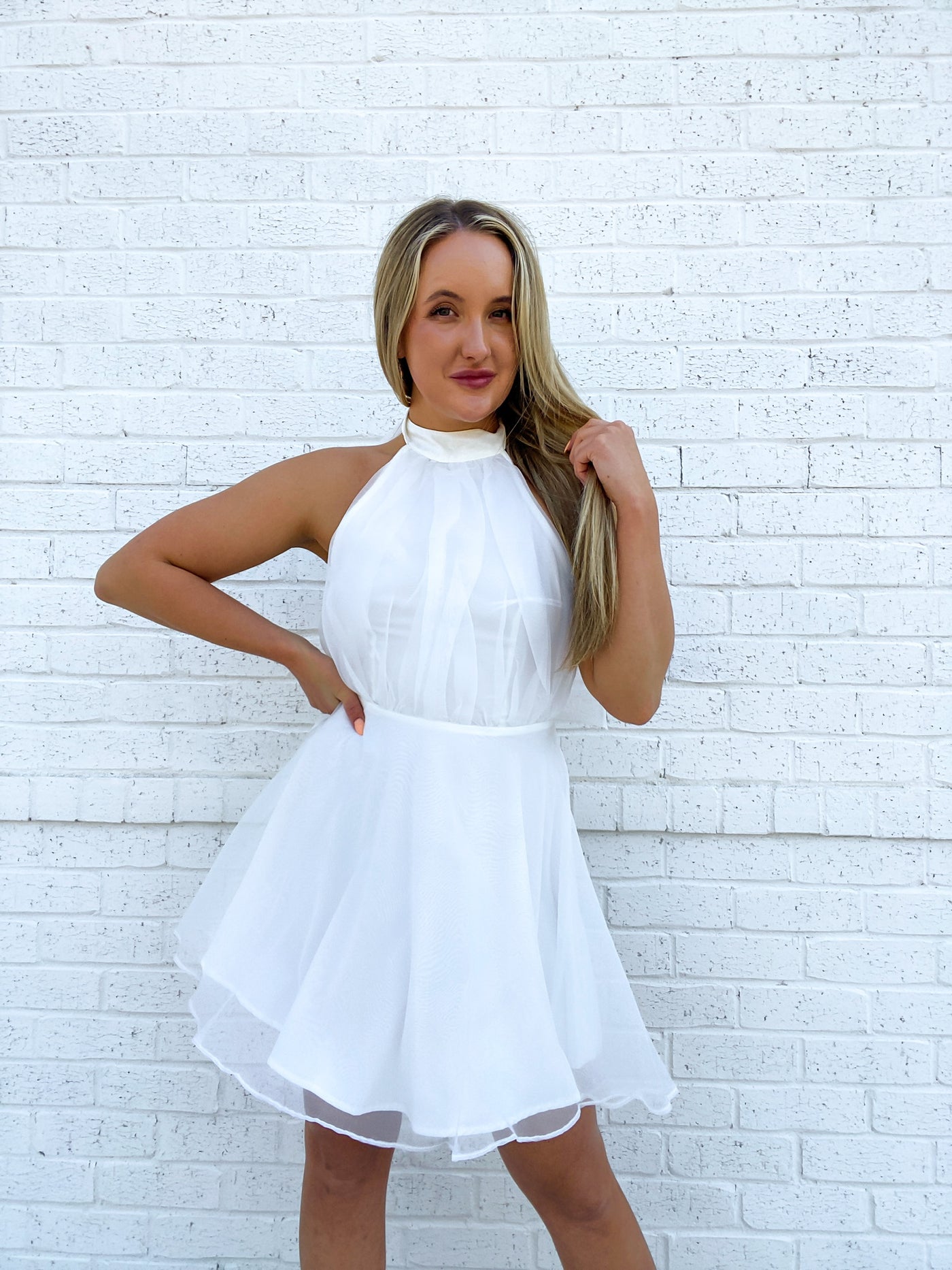 White Tulle Bow Dress – Chérie Lane