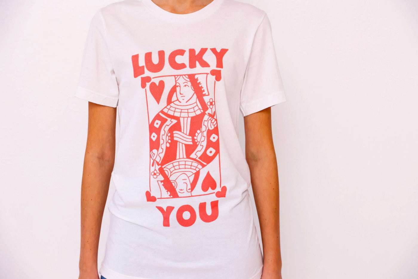 Lucky You Playing Card Tee